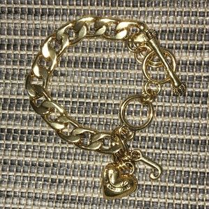 Juicy couture gold bracelet NWOT